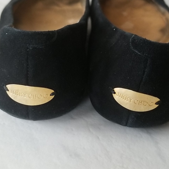 Jimmy Choo Morse Suede Flats Size 38.5 - Picture 3 of 8